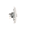 Toma de ordenador individual RJ45 cat.6 con guardapolvo (módulo) blanco
