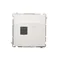 Toma de ordenador individual RJ45 cat.6 con guardapolvo (módulo) blanco