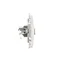 Toma de ordenador individual RJ45 cat.6 con guardapolvo (módulo) blanco