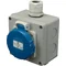 Toma de panel con caja 16A 250V IP65