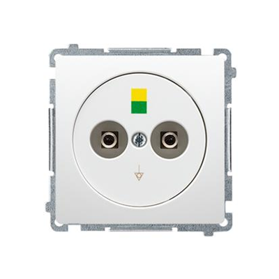 Toma equipotencial - diferencia de potencial (módulo), blanco