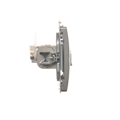 Toma ordenador RJ45 cat.6, doble blindaje inox metálico