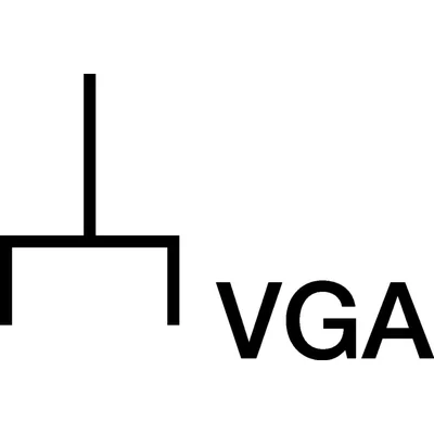 Toma VGA BLANCO BRILLO