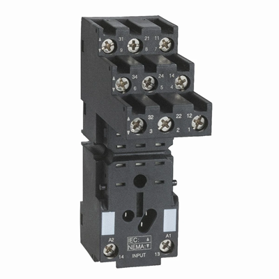 Toma Zelio Relay RXZ para relé RXM3 3C/O 12A 250V