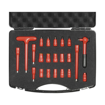 Tool case 1/4" 1000V 22 pieces