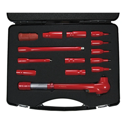 Tool case 3/8" 1000V 14 pieces