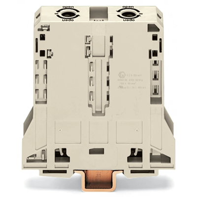 TOPJOBS 2-Conductor Ex e II Through Terminal Block 95mm2 Light Grey