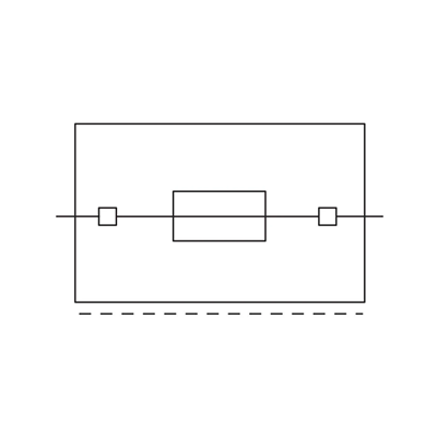 TOPJOBS 2-wire terminal block 2.5mm² fuse gray