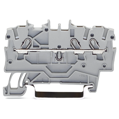 TOPJOBS 3-wire terminal block 1.0mm² grey