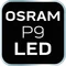 Torcia ricaricabile USB da 1000 lm con LED OSRAM P9