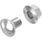 Tornillo cabeza de seta + tuerca dentada, SGKFM10x20