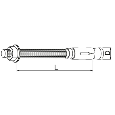 Tornillo de expansión anular PSRM10x90E