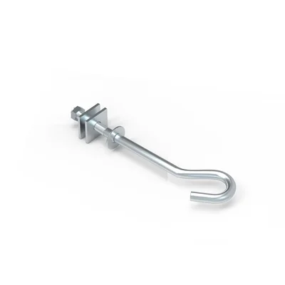 Tornillo de gancho M16X550, galvanizado