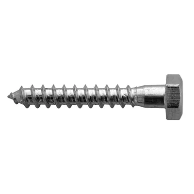 Tornillo para madera 6x80, 6 puntas, galvanizado en caliente, 25 piezas