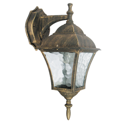 TOSCANA Outdoor wall lamp antique gold down