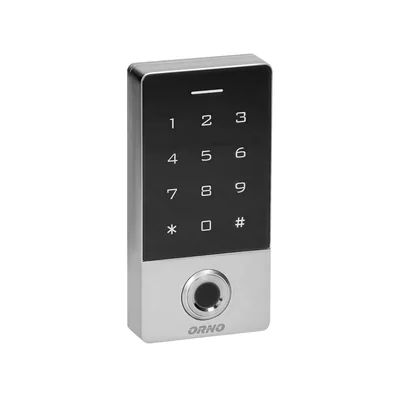 Touch code lock with proximity card and key fob reader and fingerprint reader, IP68, 1 relay 3A