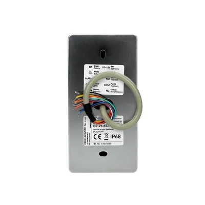 Touch code lock with proximity card and key fob reader and fingerprint reader, IP68, 1 relay 3A