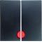 Touches avec lentille rouge, anthracite