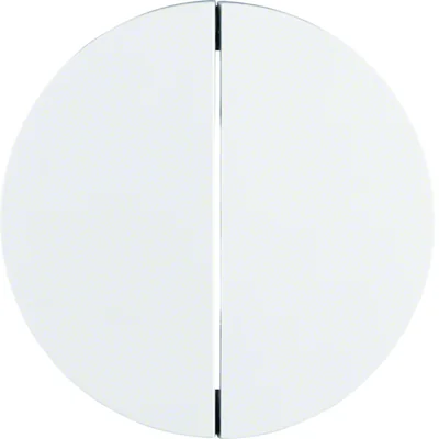 Touches Berker R.1/R.3 blanches, brillantes