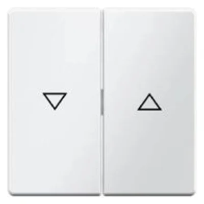Touches imprimées du symbole "flèche", blanc neige, velours