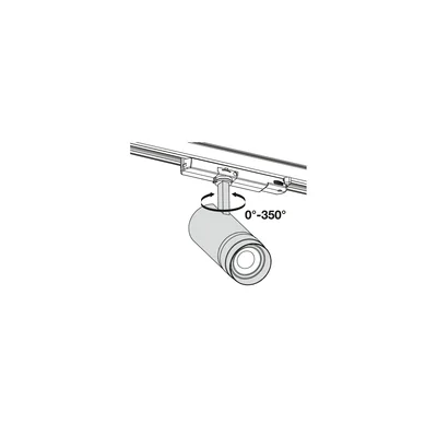 TRACKLIGHT SPOT ZOOM DIM 30W 940 WT luminaire