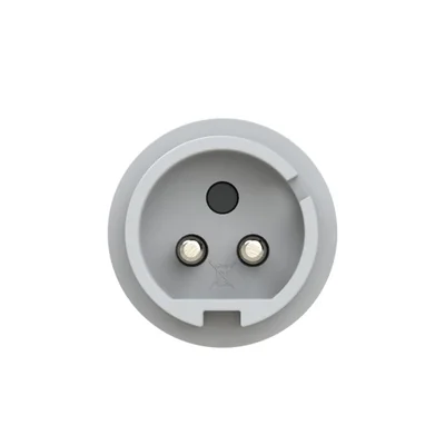 Tragbarer Drehstecker 16A 2P 24/42V DC 10h IP67, vernickelte Kontakte