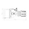 Tragbarer gerader Stecker WPP 16/5 Stecker 16A/400V 3P+N+Z Typ B