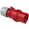 Tragbarer Stecker mit Phasenumleiter SHARK 400V 32A 4P IP44