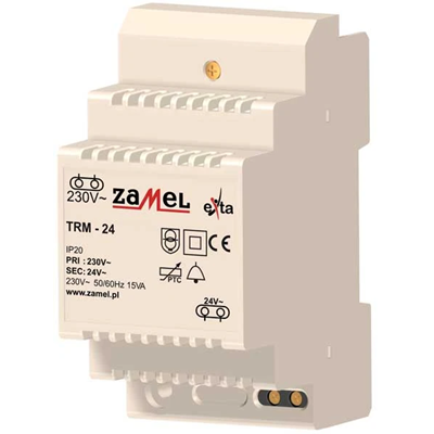 Transformador 230/24V AC 15VA TIPO: TRM-24