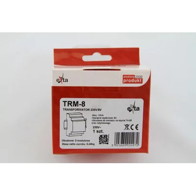 Transformateur 230/8V AC 15VA TYPE : TRM-8