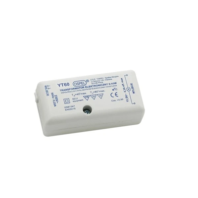 Transformator elektroniczny 0,27A, 0-60W, 11,5V