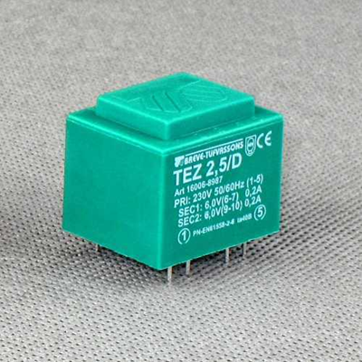Transformator jednofazowy TEZ 2,5/D 230/ 9- 9V