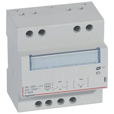 Трансформатор захисний TR340 12/24 40VA