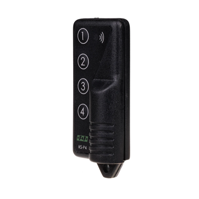 Transmisor: control remoto RS-P4 de cuatro botones