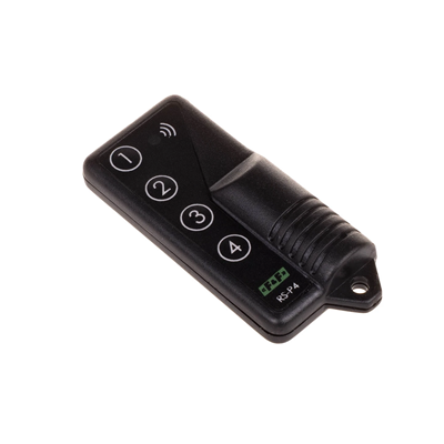 Transmisor: control remoto RS-P4 de cuatro botones