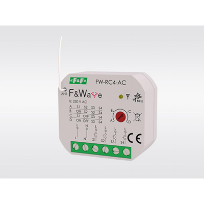 Transmisor radioeléctrico de empotrar 230V