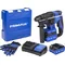 Trapano a percussione 18V 20 mm 2,0 J 2 batterie 5,0 Ah caricabatterie 6,5 A Valigetta RAWLCASE