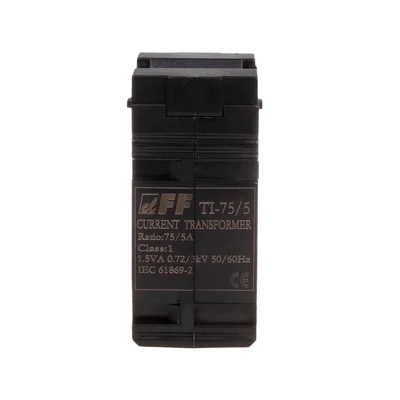 Trasformatore di corrente 75/5A Ø22 classe 05