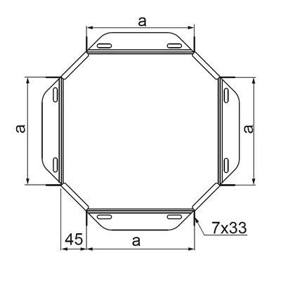 Travesaño de bandeja CZKBJ100H50, espesor de la lámina: 1 mm