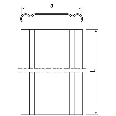 Tray cover PKLR 75mm/3