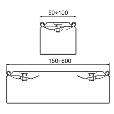Tray cover with lock, PZKP300/3