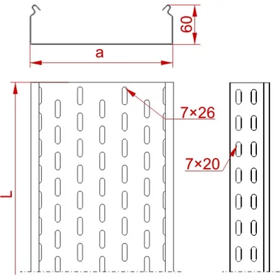 Tray, KCP/KCOP100H60/3E