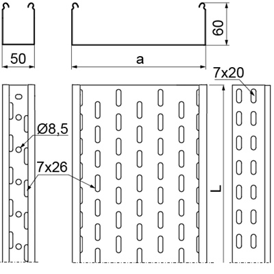 Tray, KCP/KCOP300H60/3N