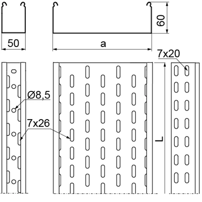 Tray, KCP/KCOP500H60/3N