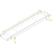 Tray with welded connector, KZLP50H50/3