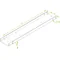 Tray with welded connector, KZLP50H50/3