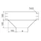 TRBJ200H100 Трійник редукційний, товщина листа - 1 мм