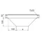 TRBJ300H50 Reducing tee, sheet thickness - 1 mm