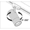 Трековий світильник TRACKLIGHT SPOT ZOOM D85 25W 4000K DIM 97R WT