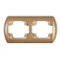 TREND Cornice doppia orizzontale, oro metallizzato